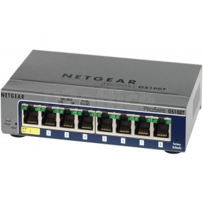 NETGEAR Управляемый гигабитный Smart-коммутатор на 8GE портов (GS108T)
