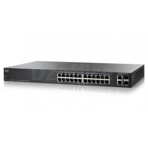Cisco LinkSys SF 200-24P 24-Port 10/100 PoE Smart Switch