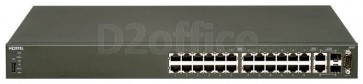 Avaya Ethernet Routing Switch 4526T-PWR with 24 10/100 802.3af PoE ports plus 2 combo 10/100/1000 SFP ports