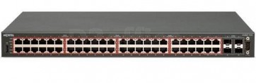 Avaya Ethernet Routing Switch 4548GT-PWR with 48 10/100/1000 802.3af PoE ports and 4 shared SFP ports