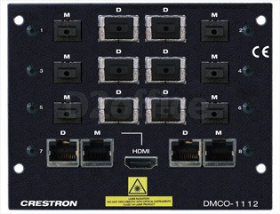 6 DM Fiber & 2 DM CAT w/1 HDMI Output Card for DM-MD16X16