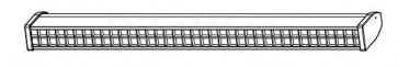 Светодиодный светильник для ВКС. Размер: 558.8 x 43.44 x 88.9 мм.