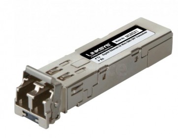 1000BASE-SX SFP transceiver for multimode fiber, 850 nm wavelength, supports up to 550 m