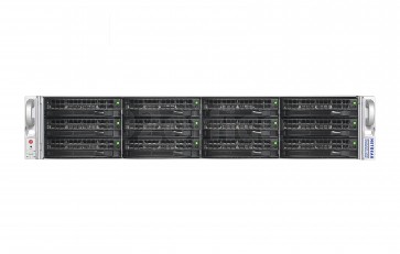 NETGEAR ReadyNAS 4200 в стойку на 12 SATA дисков с резервным блоком питания и 10Гб/с SFP+ модульной платой (12 дисков по 2TБ)