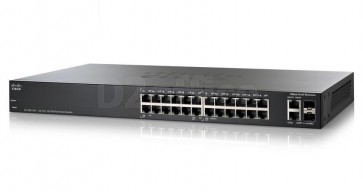 Cisco LinkSys SF 200-24P 24-Port 10/100 PoE Smart Switch