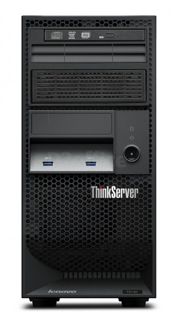 ThinkServer TS140 Pent G3220 1x4Gb no HDD Slim DVD-RW 1x280W no OS 1/1 on site