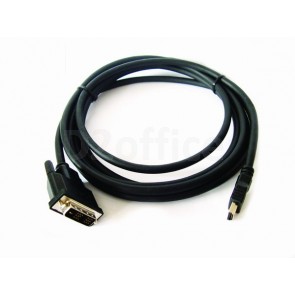 Кабель Kramer C-HDMI/DVI-6 (C-HM/DM-6) переходной HDMI-DVI (Вилка - Вилка) 1,8метра