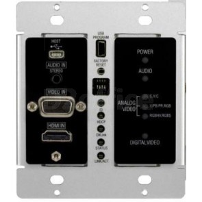AMX DXLinkTM Multi-Format Decor Style Wallplate Transmitter